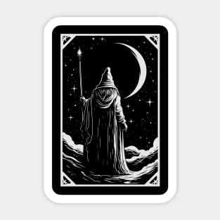 Wizard Tarot Card Sticker